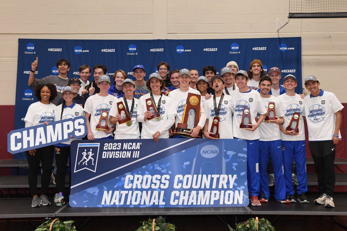 🤩 Victorious! 🤩 

@sagehenrunning are the @ncaadiii Men's Cross Country National Champions! 🏆

#d3xc