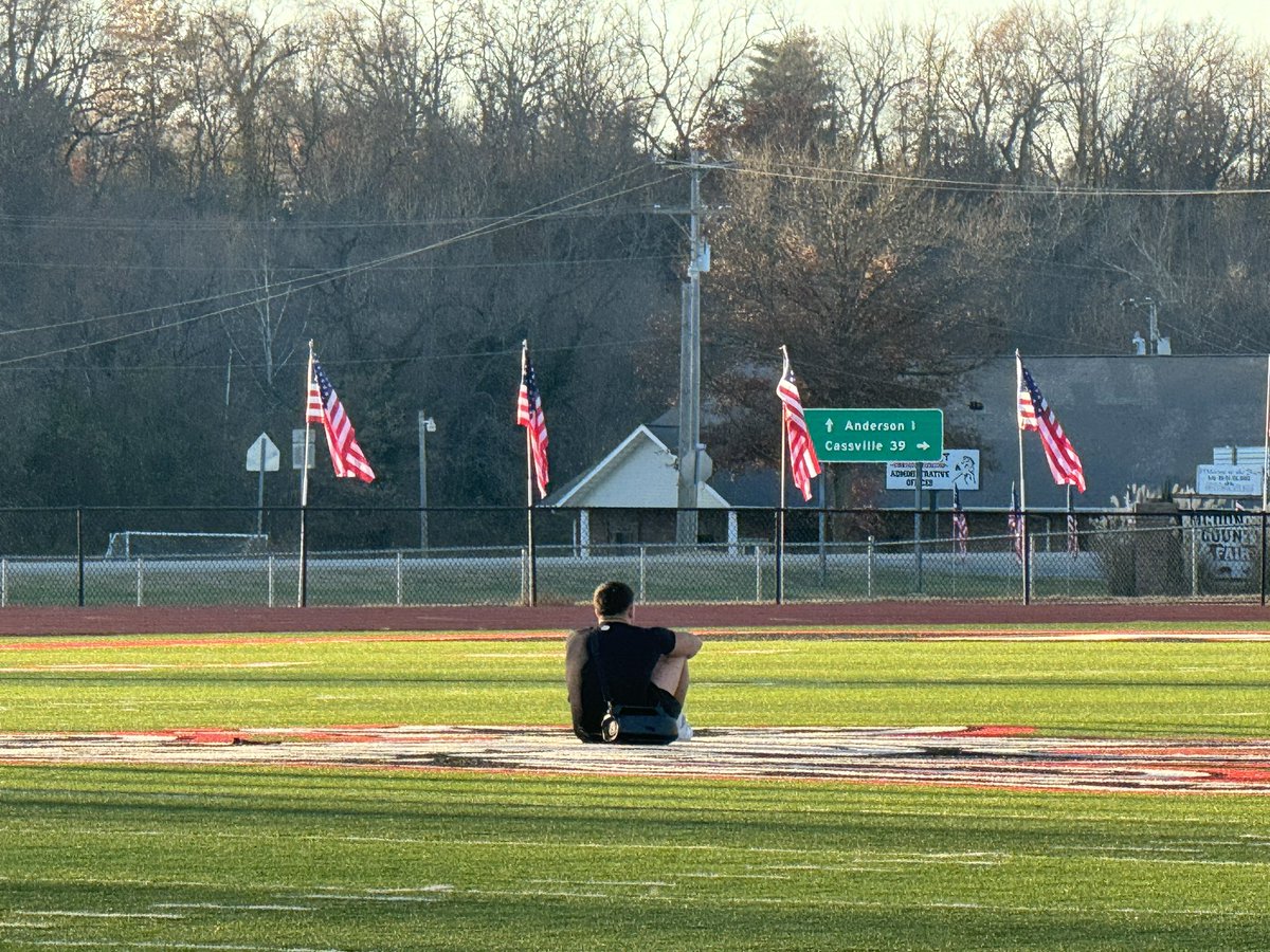 To most it’s “just sports” I’m so proud of this young man, his team, and that he bleeds Mustang red. #5moreminutes