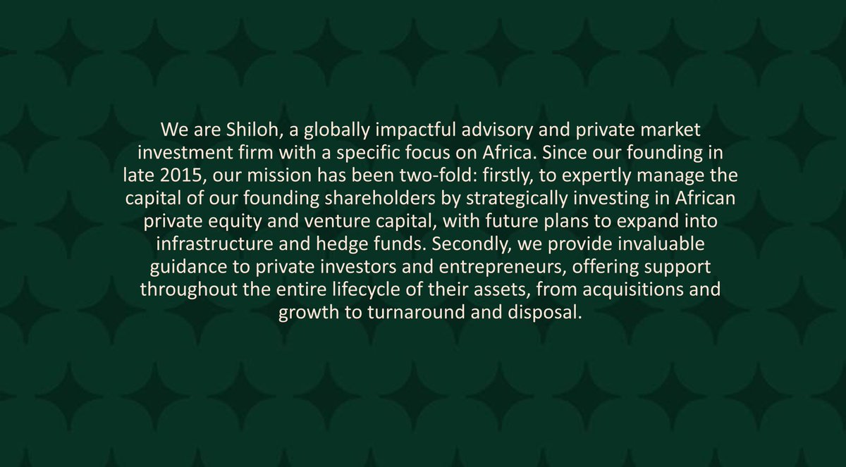 Shiloh Capital tweet media