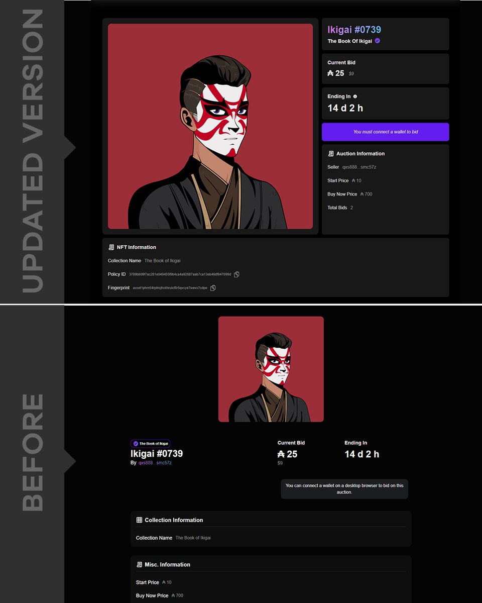 Recent UI upgrades. 🐰