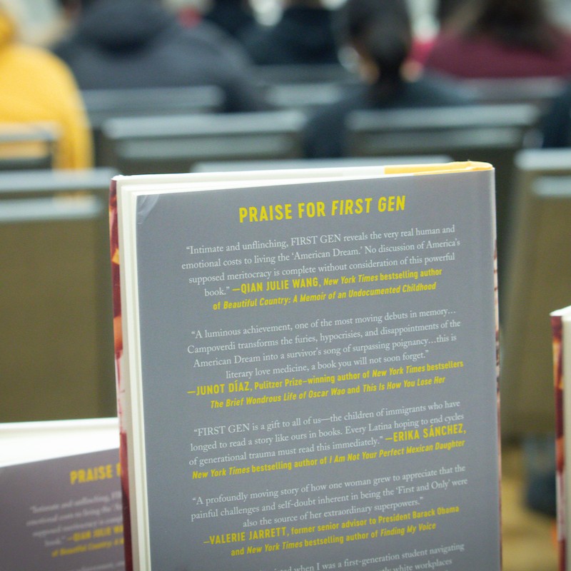 PurdueNorthwest's tweet image. PNW wrapped our #FirstGenCelebration on campus with a visit from author Alejandra Campoverdi on her book "First Gen: A Memoir." Thank you for inspiring our first-generation students to #PowerOnward!