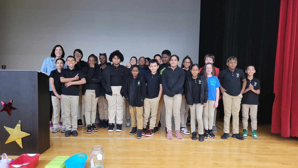 BSTEM5thgrade's tweet photo. 5th and 6th Student of the Month Assembly for October. So proud of these Nerdy Birds! 🤓 @PrincipalBSTEM @BSTEM6thGrade @BSTEMhartford https://t.co/pNFtQnIEQb
