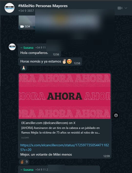 HombreGris_OK's tweet photo. 🚨“Un votante de Milei menos”🚨
Los peronistas son violentos, un jubilado se resistió a que lo roben, le metieron un tiro en la cabeza y estos festejan su muerte.

NO SON MUY DISTINTOS DE HAMAS.

#KirchnerismoEsFascismo
Kirchnerismo NUNCA MÁS https://t.co/QF4kg3ztGs