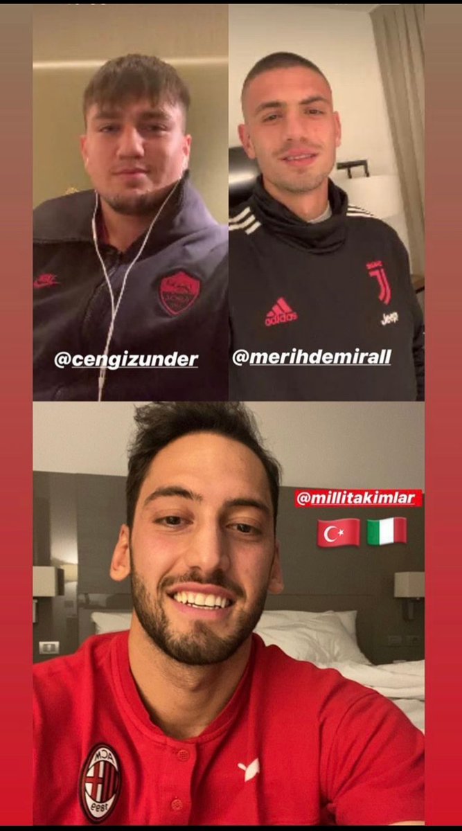 Başta Hakan Çalhanoğlu ve şu diğerleri olmayınca milli takım çok daha farklı Hakan kesinlikle milli takımda olmamalı

Kerem aktürkoğlu
Trabzonlu
Türkler 
Kenan yıldız
Hakan Çalhanoğlu
Apokerim
Abdülkerim Bardakçı
#Türkiye
Hamit Altıntop
Montella