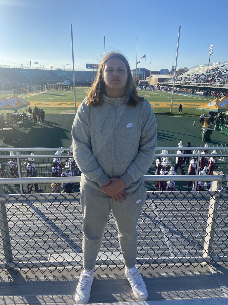 Thank you <a href="/NorfolkStateFB/">Norfolk State Football 🔰</a> <a href="/CoachSteveAdams/">Steve Adams</a> for an amazing game day invite. <a href="/GBHSWildcat_FB/">Great Bridge HS Football</a>