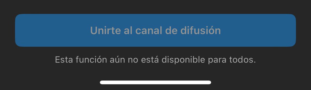 aryammlx's tweet photo. alguien sabe porque no me puedo unir a ningún canal de difusión de insta?
me sale así en todos :( https://t.co/3chx3dDNf9
