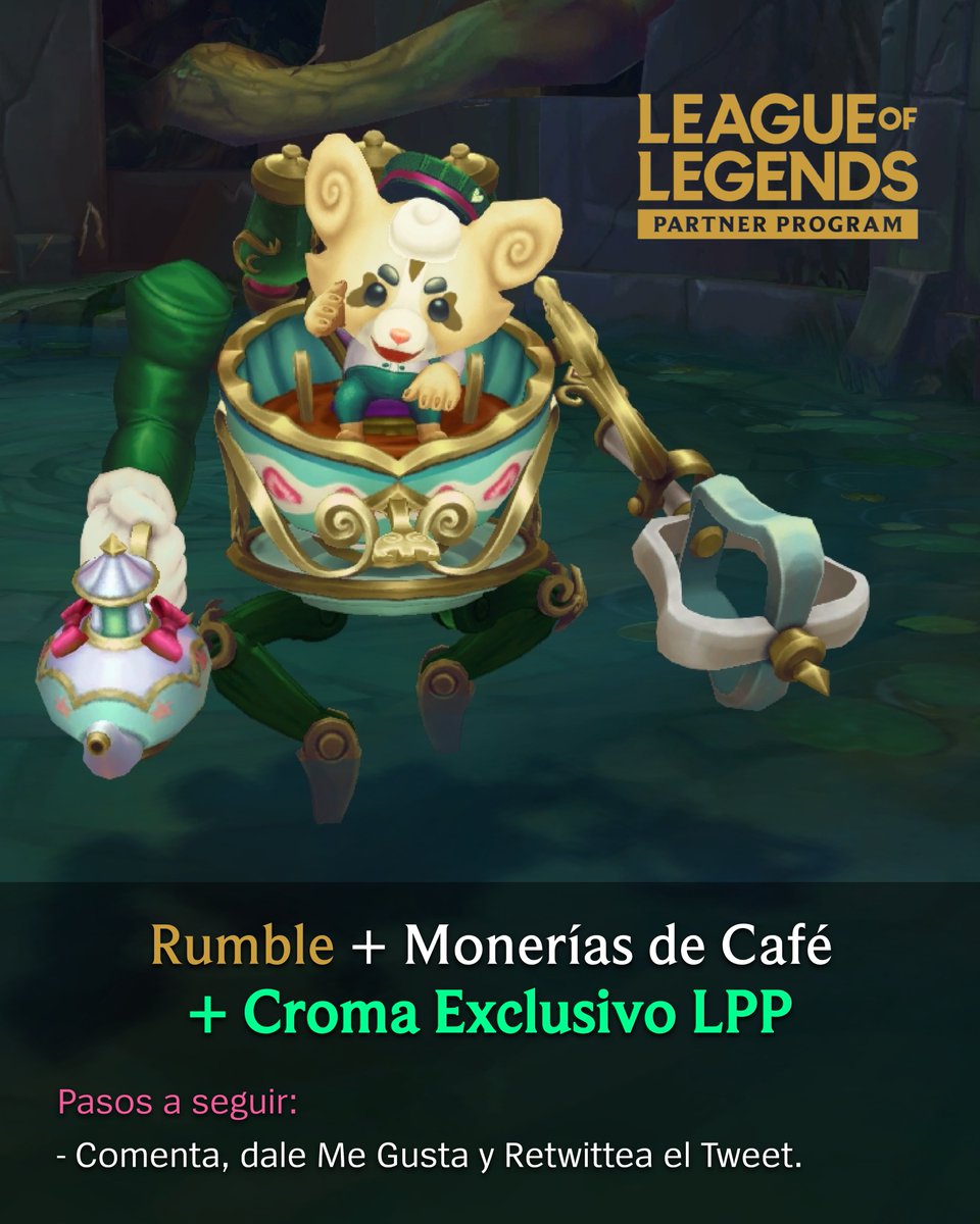 ritoope's tweet photo. Pertenezco al Programa Socios de LoL y Riot Games me brindó códigos LPP para ustedes 🫰

• Sigan los pasos que describe la imagen.

¡Mucha suerte a todos! 🤙

#LeaguePartner #LeagueOfLegends https://t.co/6GLTuUMD1o