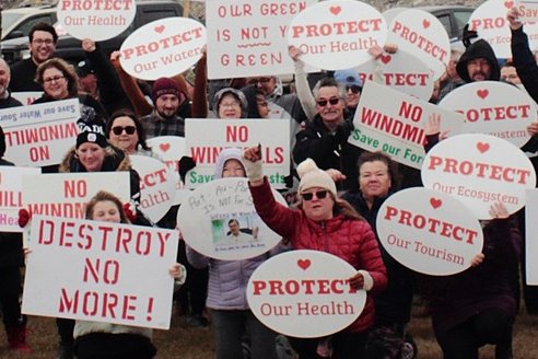 Port au Port's stand is firm: no giant wind turbines on our land. A  David vs Goliath victory for heritage and home. 🌳🚫🌬️ #CommunityWins #nlpoli #newfoundland #ProtectPortauPort #SustainableNotDestructive #EnergyNL #MyCNA #GreedEnergy #yyt #indigenous

nowindturbines.ca/port-au-port-u…