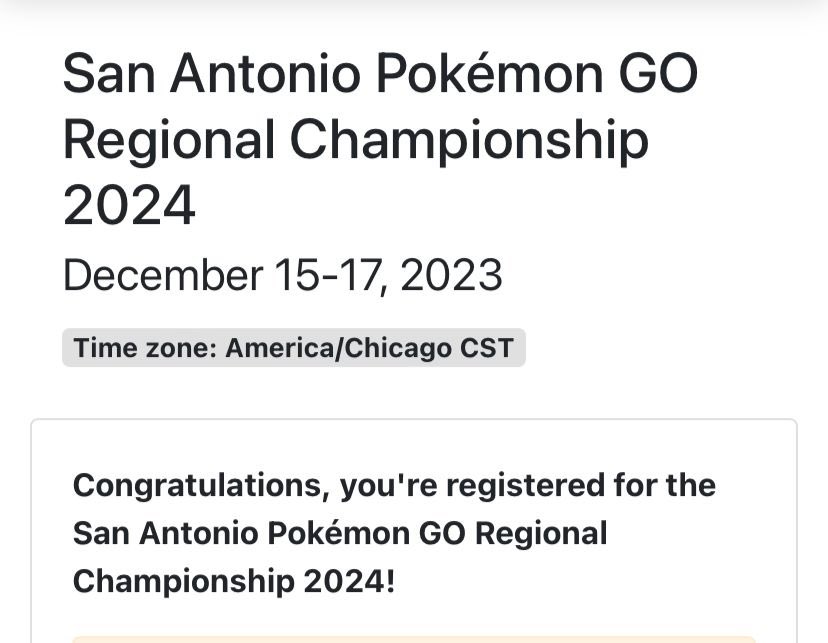 🔜 San Antonio

Let’s live the experience.!!  
<a href="/playpokemon/">Play! Pokémon @ EUIC</a>