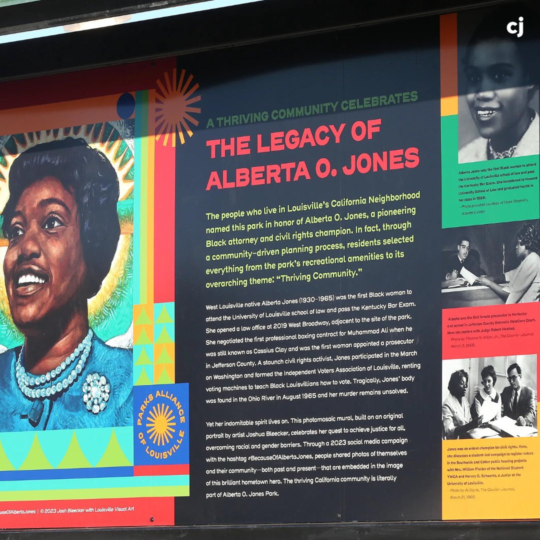 A park honoring civil rights activist and attorney Alberta O. Jones opened to the public Saturday, roughly one year after the Metro Council approved its name.

Ribbon-cutting ceremony: tinyurl.com/4sydsz2e
More on the new park: tinyurl.com/5c98sa5v

📸: <a href="/MClevenger_CJ/">Michael Clevenger</a>