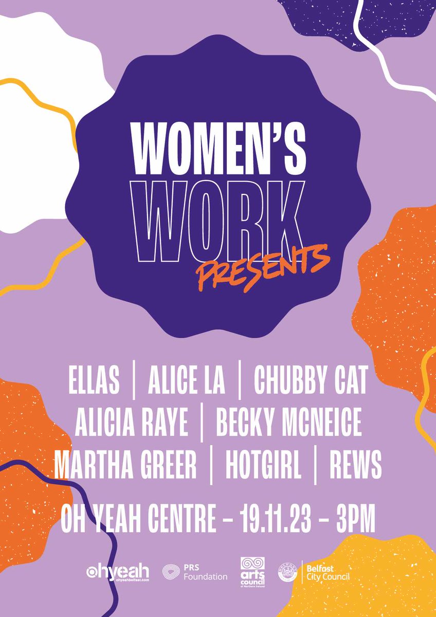 In a few hours the <a href="/OhYeahCentre/">Oh Yeah Music Centre</a> throws the doors open for its last <a href="/SoundOfBelfast/">Sound Of Belfast</a> event. And an event it'll be, just look at that lineup 😍

Starts at 3pm. Ends 9pm. A very reasonable Sunday plan. Come join us.