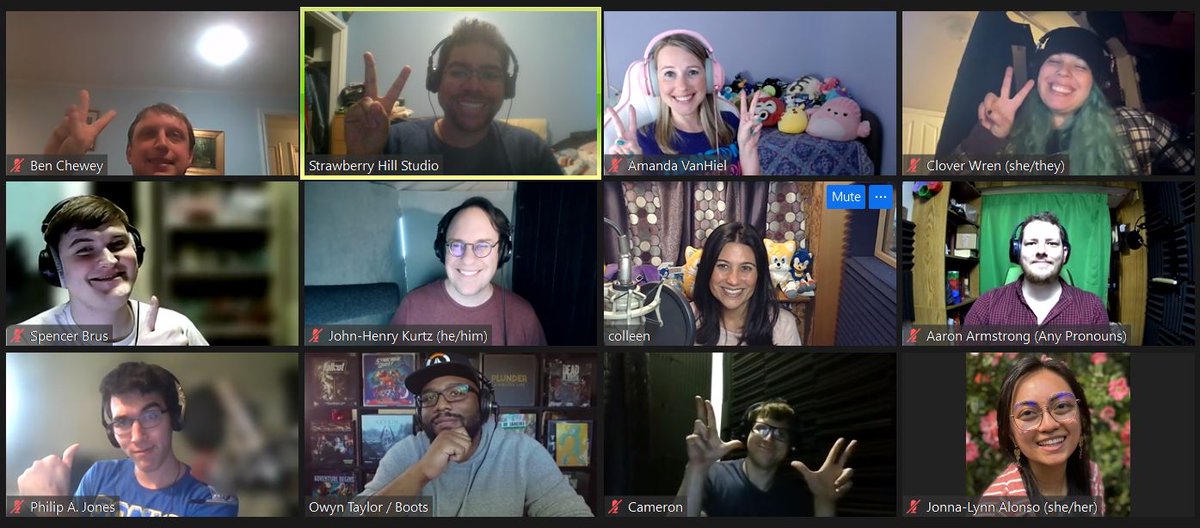 StrawberryHillM's tweet photo. These #VoiceActor hopefuls just finished learning how to build better characters for #Animation &amp; #VideoGames w/ the wonderful @VOColleen this Saturday afternoon!

Keep those ears perked up, you might be hearing them all sooner than you think!

#VoiceActing #Anime #Toonami #VO https://t.co/F2EblZ9e6S
