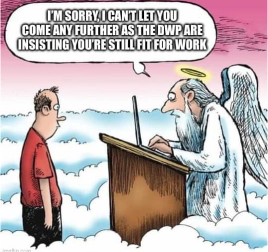 dino868's tweet image. Ain&apos;t that the truth!! 🙄

#work #dwp #fitforwork #death