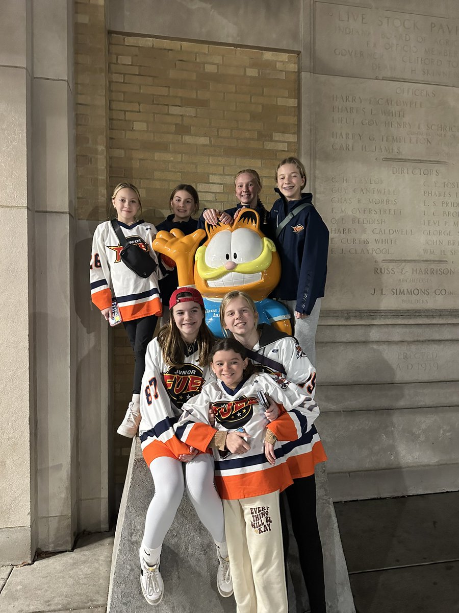 coleuzu's tweet photo. These ladies are here celebrating a birthday!!!  ##12 let’s get her a puck!!!  Section 214!  #fuelthefire @IndyFuel @IndyFuel @indyfuel https://t.co/f65yjRzoL9