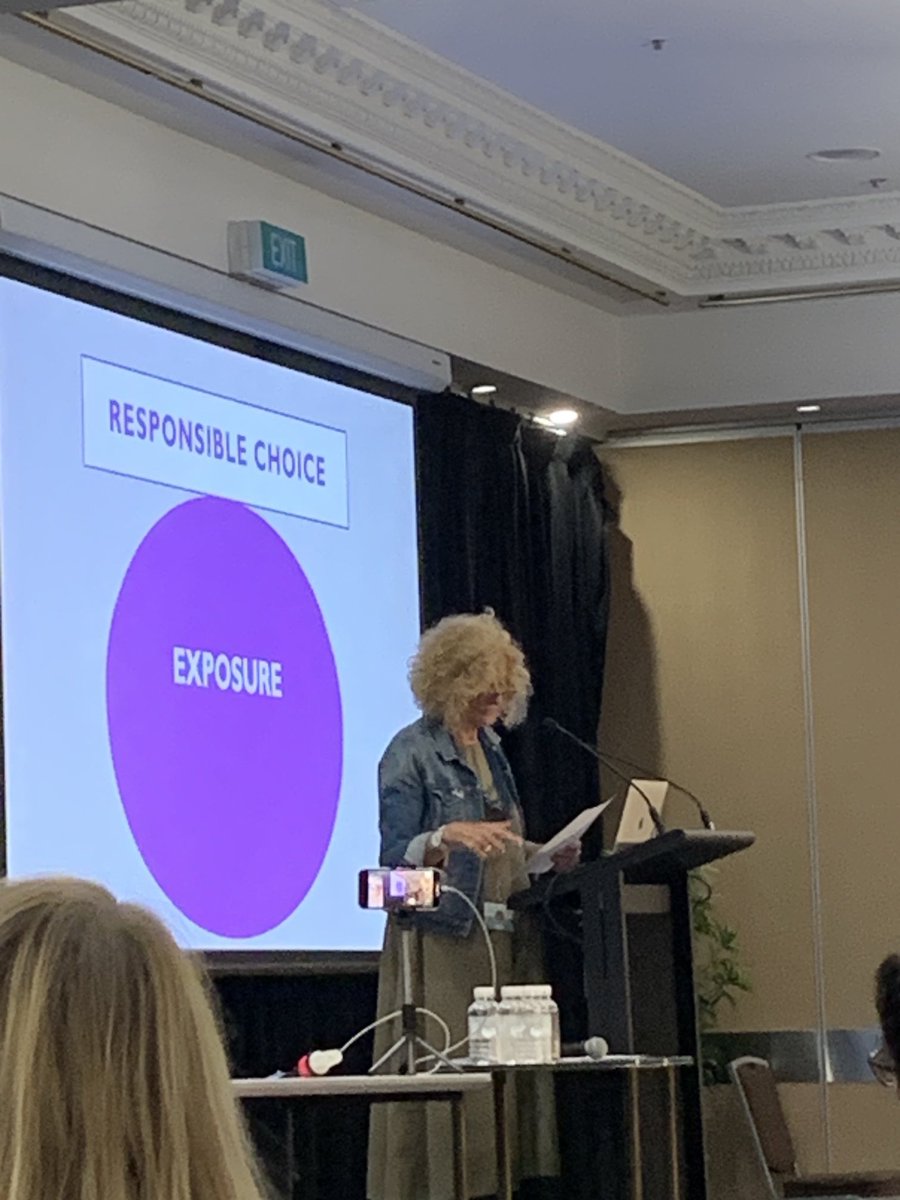 CarolynHastie's tweet photo. The amazing and wise Rhea Dempsey taking about the need for exposure to information to enable responsible choice at the 35th National Annual Hombirth Conference #HBACON23 https://t.co/PEY4Y3crRs