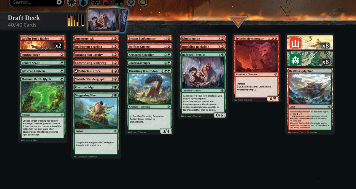 Primeiro Draft da coleção deu BOMM!!
Bedrock Tortoise é imoral!!