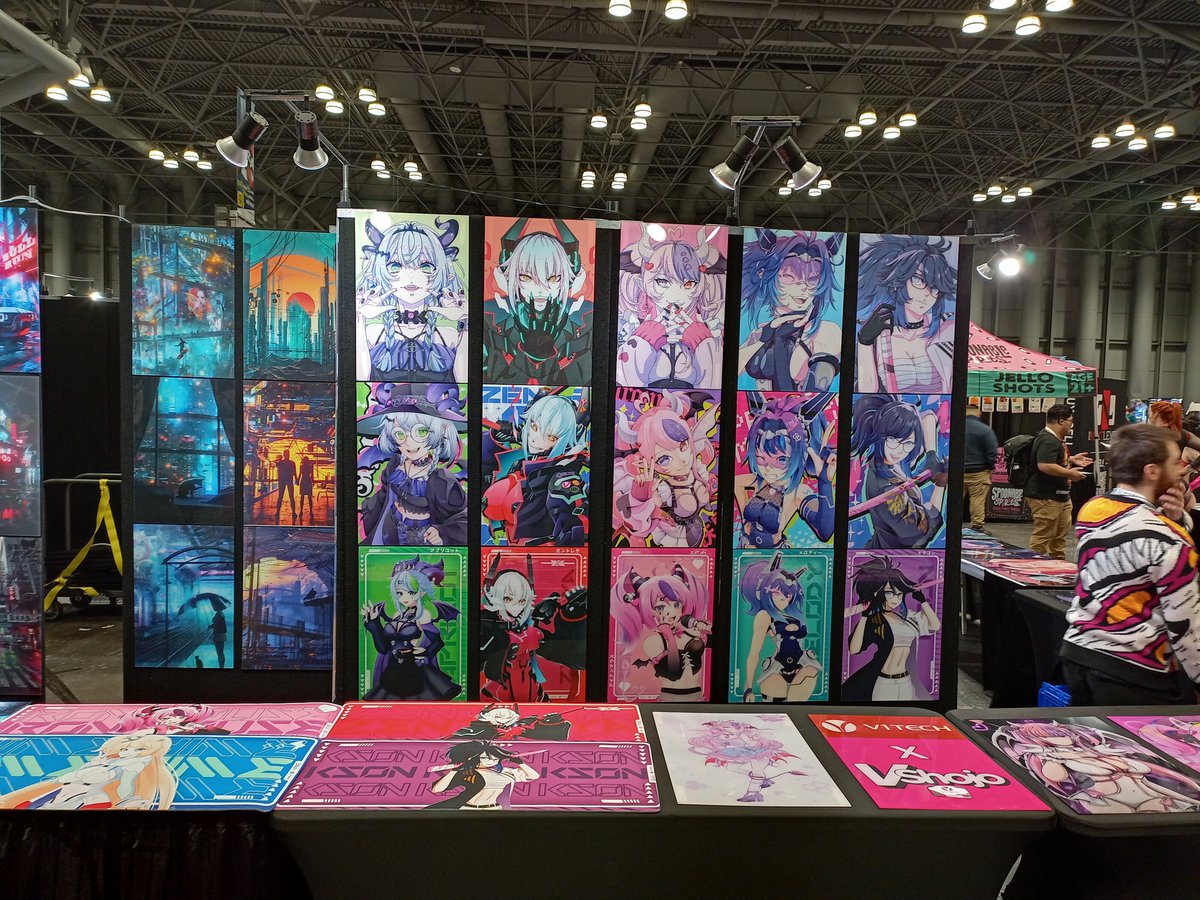 GameDevAlien's tweet photo. @henyathegenius This is some of the merch I found from you today at @AnimeExpo in #NewYorkCity . https://t.co/ddmtmMgekG