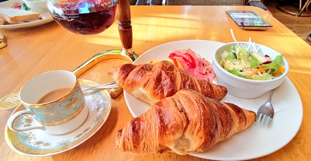 「おはようございます 大洗に向かう途中つくばに寄って朝食 写真はCOFFEE HO」|和泉まさし@4月16日京都白露型オンリー参加しますのイラスト