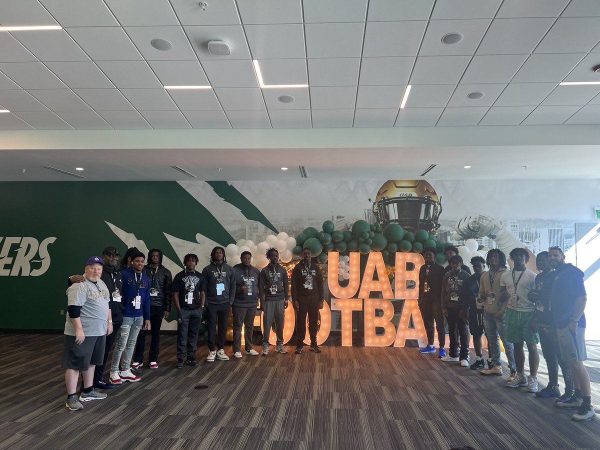 Great time with the guys @UAB_FB! @AHParkerFootba1