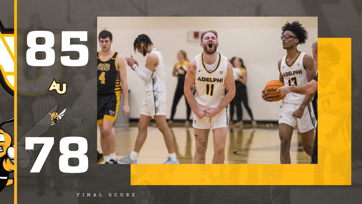 Adelphi Men's Basketball tweet media