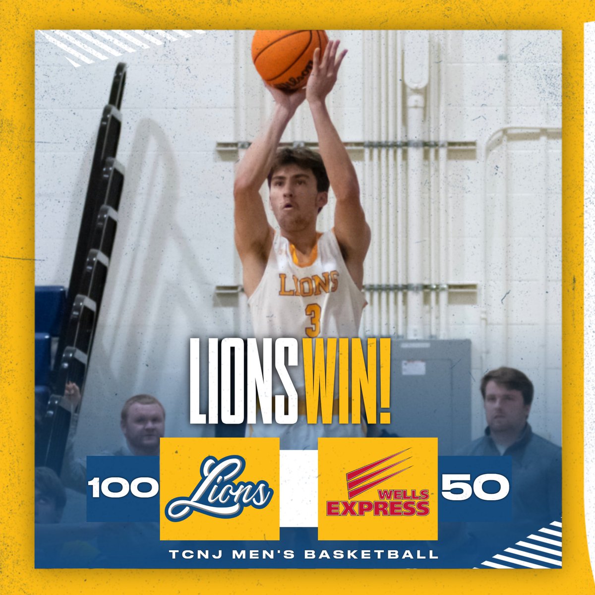 TCNJ Athletics (@tcnjlions) on Twitter photo The scoring hits triple digits for <a href="/TCNJMBB/">TCNJ Men’s Basketball</a> as Tournament MVP Jack THREEswyk leads the Lions past Wells in the Greg Grant Tip-Off Tourney Championship game! 🦁🏀 The scoring hits triple digits for <a href="/TCNJMBB/">TCNJ Men’s Basketball</a> as Tournament MVP Jack THREEswyk leads the Lions past Wells in the Greg Grant Tip-Off Tourney Championship game! 🦁🏀