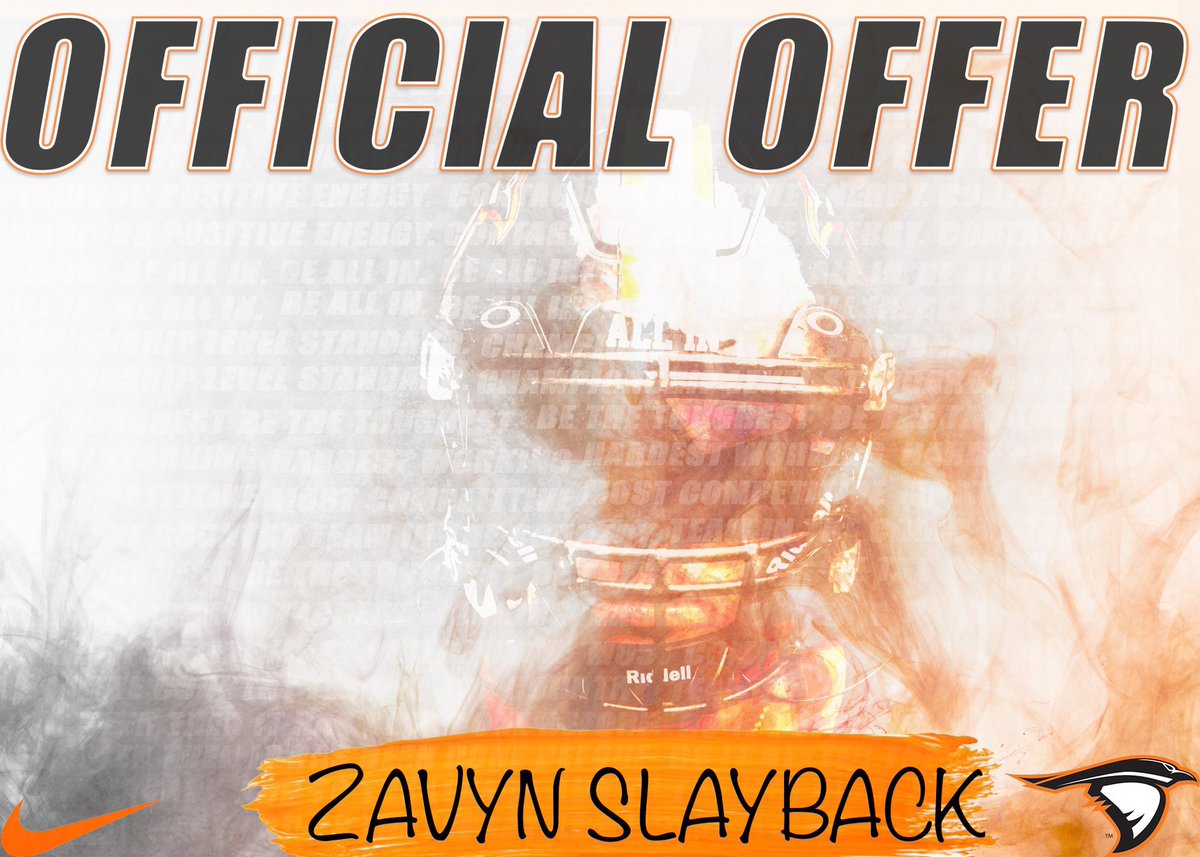 After a great talk with @coachmonty11 I’m very grateful to receive an offer to continue playing football at @AUFootball__!