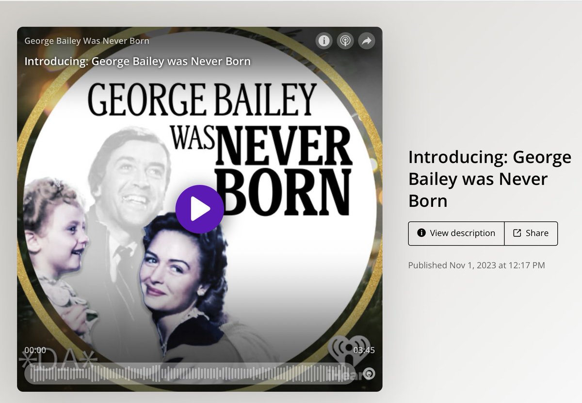 IT’S A WONDERFUL PODCAST: ‘George Bailey Was Never Born’ goes in-depth on holiday classic It’s A Wonderful Life (series)