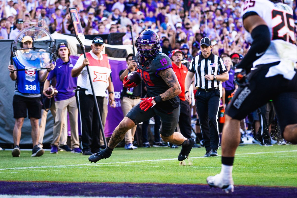 Week 12 Performance TE Jared Wiley - TCU • 7 rec 178 yards 2 TDs