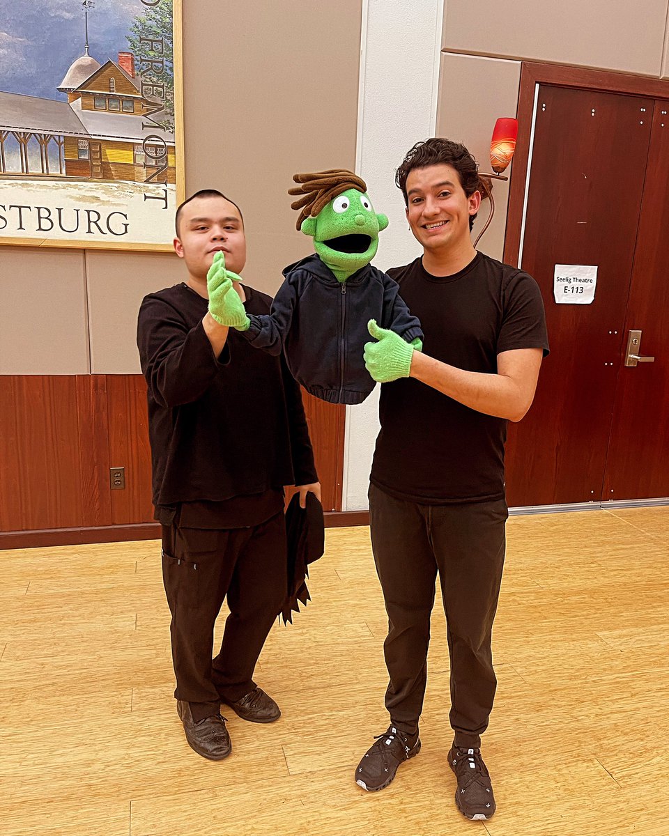 Meet Juan Miguel Vidales, Nicky, and Phil Leviste. Juan’s favorite color is blue, Nicky’s is purple, and Phil’s is red. Tonight is your last opportunity to learn more about them in AVENUE Q! #sullivancatskills #hudsonvalleyny #sullivancountyny #puppets #sunysullivan #avenueq