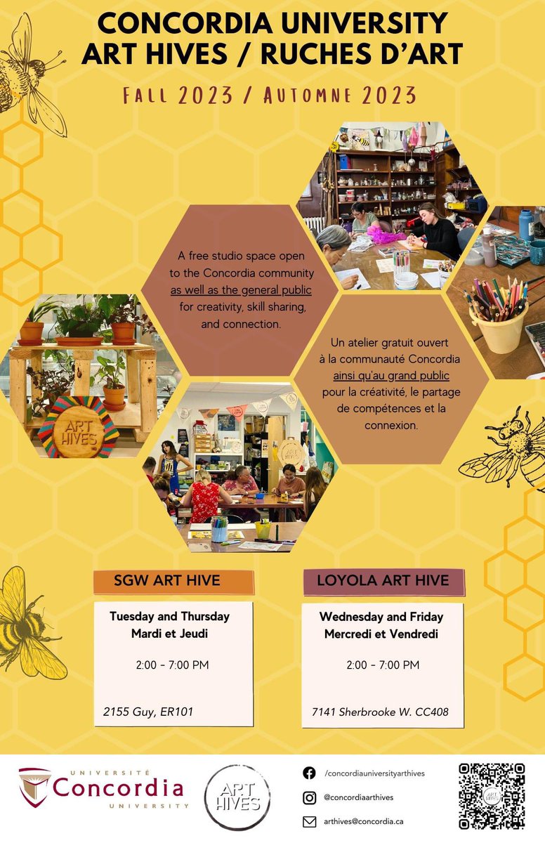 Are you looking for a community space that is free, has WIFI, is open to all, and where you are free to create with the materials we have at hand? Come visit us!!