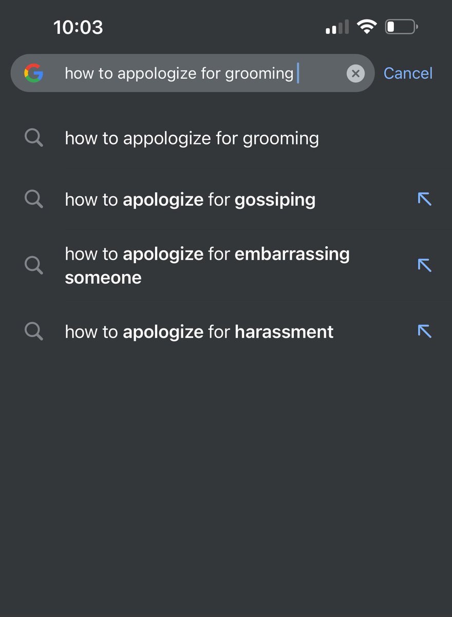 POV: Colleen Ballingers google search history……