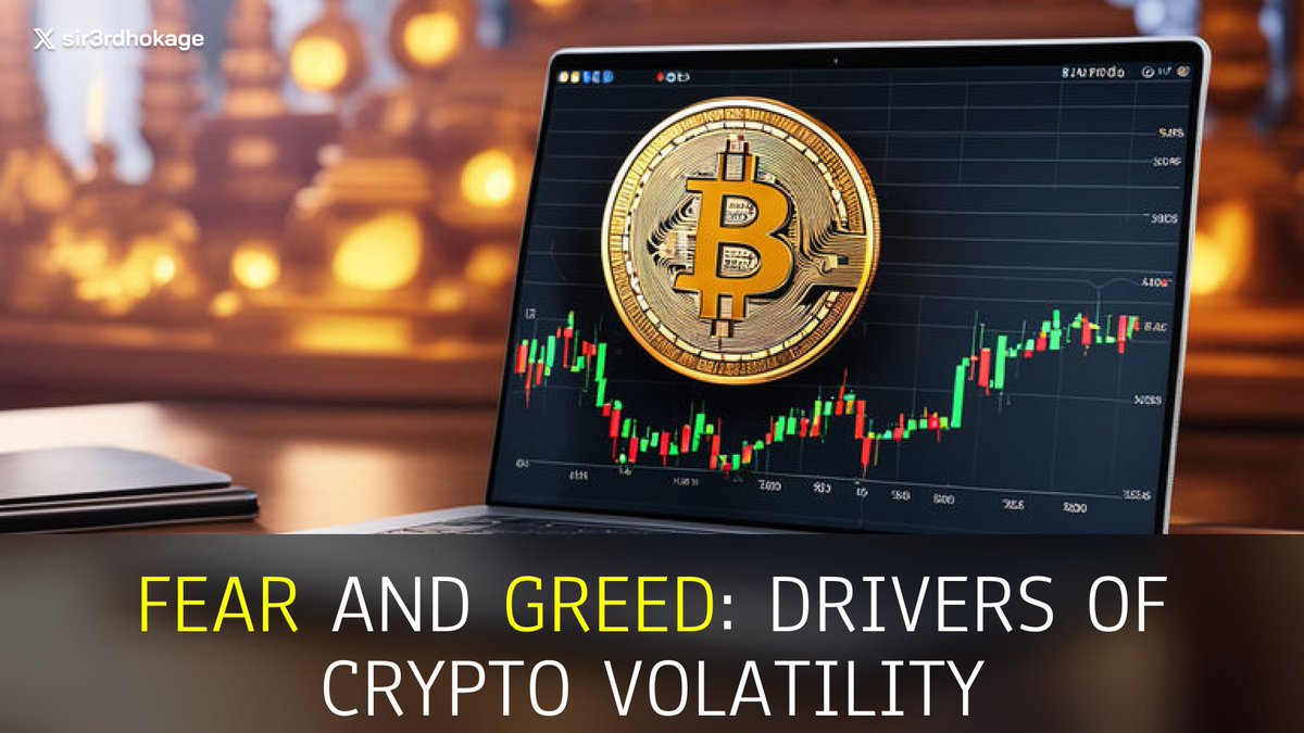 💀Fear and Greed: Unraveling the Drivers of Crypto Volatility😈

Cryptocurrencies have earned a reputation for their extreme price volatility, a phenomenon largely driven by the twin forces of fear and greed. In this article, we will explore how these powerful emotions act as