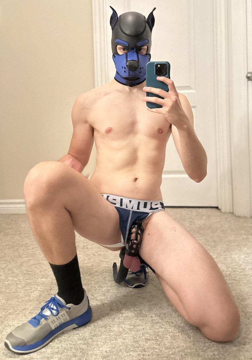 LoyalPupLeo's tweet photo. Will kneel for bones  👅🦴Arruufff!! #LoyalLeo #Gay #GayPup #GaySub #TeamLocked 🔒 https://t.co/lSr7bQYmgF