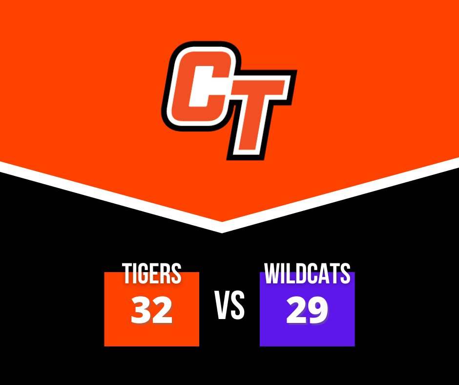 It is a great day to be a Tiger!!!!  Tigers advance to their second straight Class 5 Semi-Finals with their victory today!  Tigers will travel to Cardinal Ritter next Saturday.  #NeverSatisfied #WeAreCT #CardiacCats