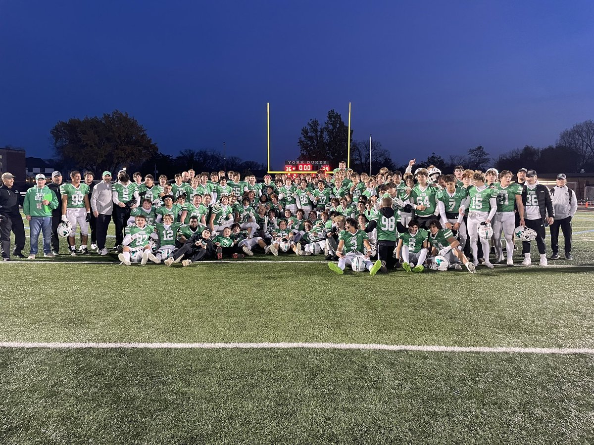 York Dukes Football tweet media