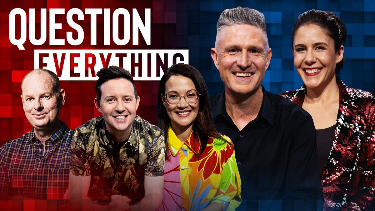 Only a few more chances to see #QuestionEverythingAU live this year, on Tuesday we are joined by @nonstoptom @lizzyhoocomedy @nathvalvo Tickets are free: eventbrite.com.au/e/question-eve…