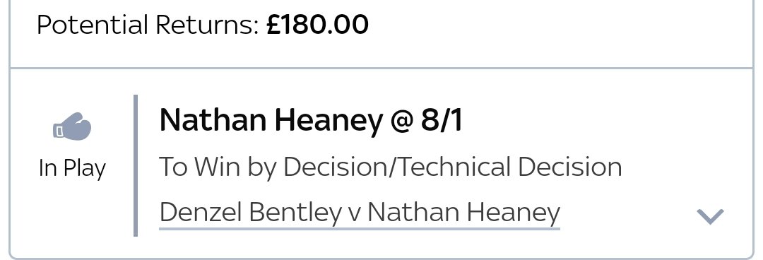 Odds were fuckin stupid #BentleyHeaney