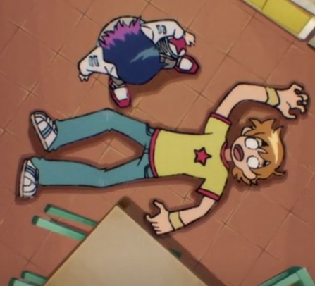 BUGS__LlFE's tweet photo. ( he falls down like those characters in the anime when a character says or does something surprising ) https://t.co/M1uxrgKGgR