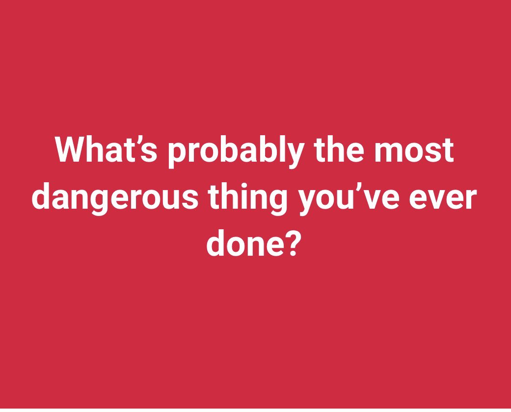 Mine was helping someone launch their hang glider in a tandem flight. If I didn’t duck fast enough they’d knock me off the cliff. While I had a lifeline. There wasn’t anyone there to help me back up the cliff. What’s yours.