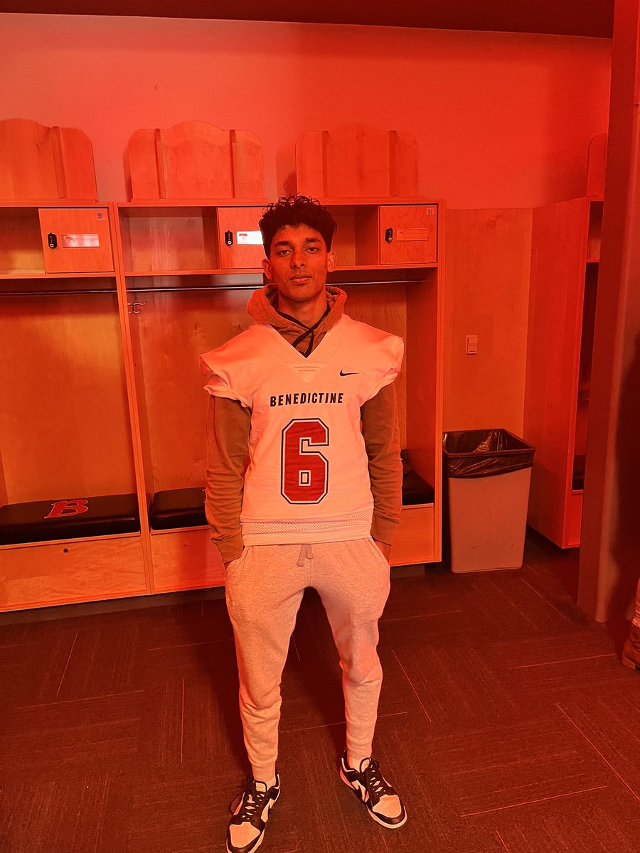 Afif Mohamed (@afif_mohamed06) on Twitter photo #AGTG After a great conversation with <a href="/Coach_Schroeder/">Jim Schroeder</a> and visit at <a href="/BenUFootball/">Benedictine Football</a>, I am glad to have received my first official offer to continue my athletic and academic career at Benedictine University! <a href="/parps34/">Coach Parpet</a> <a href="/CoachBigPete/">Peter "Coach Big Pete" Leinweber</a> <a href="/EDGYTIM/">Timothy “EDGYTIM” OHalloran</a> <a href="/DeepDishFB/">DEEP DISH FOOTBALL</a> <a href="/PrepRedzoneIL/">Prep Redzone Illinois</a> #AGTG After a great conversation with <a href="/Coach_Schroeder/">Jim Schroeder</a> and visit at <a href="/BenUFootball/">Benedictine Football</a>, I am glad to have received my first official offer to continue my athletic and academic career at Benedictine University! <a href="/parps34/">Coach Parpet</a> <a href="/CoachBigPete/">Peter "Coach Big Pete" Leinweber</a> <a href="/EDGYTIM/">Timothy “EDGYTIM” OHalloran</a> <a href="/DeepDishFB/">DEEP DISH FOOTBALL</a> <a href="/PrepRedzoneIL/">Prep Redzone Illinois</a>