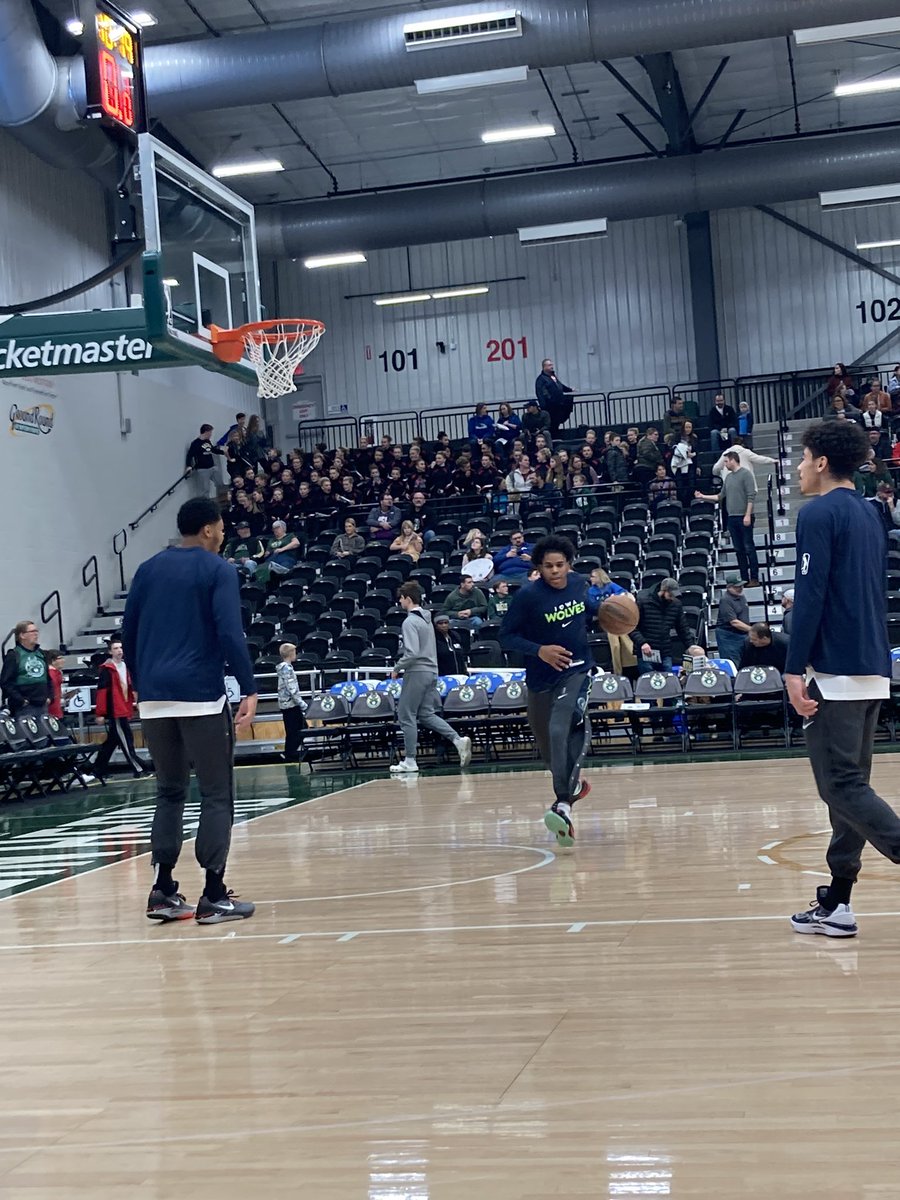riverwoodsdeck's tweet photo. Annual Iowa Wolves road game.   This time it’s Oshkosh, Wisconsin.  Looking forward to a Wolves win.  Proud to be part of the pack!  #raisedbywolves #iawolves https://t.co/ikyk1WKvCy