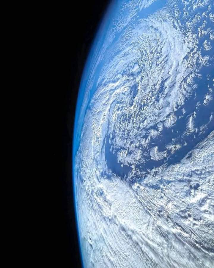 es, this is a real image. This is actually Earth! This image was taken by SpaceX.