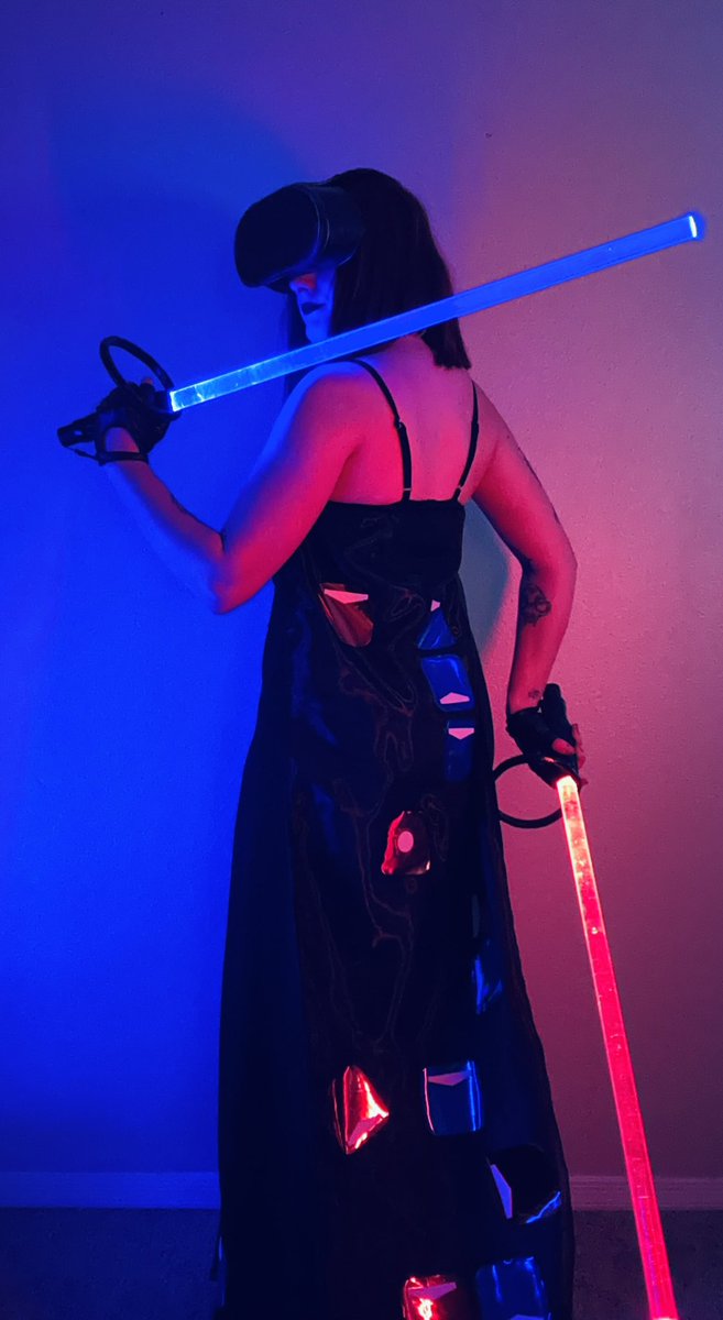errorpaige's tweet photo. Don’t mind me casually just designing and making a @BeatSaber cosplay. #cosplay #beatsaber https://t.co/8elyuM824C
