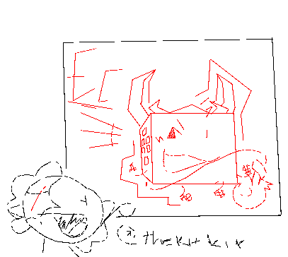 deificgamble's tweet photo. im addicted to evil computer i fuckin draw him everyday #TDOS #evilcomputer https://t.co/0sZw0he5ro