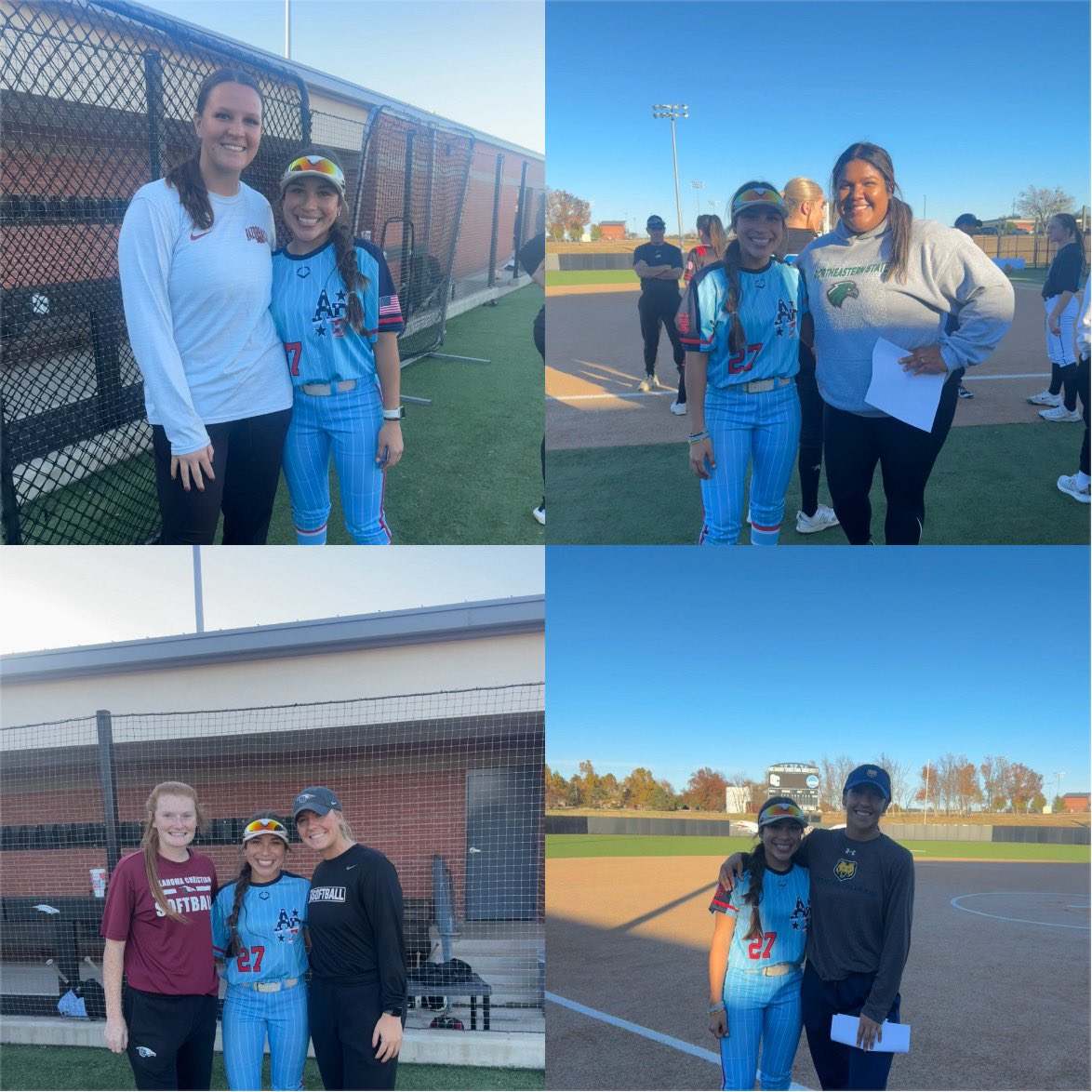 Raynie Tom (@raynie_tom27) on Twitter photo It was a great opportunity to showcase my talent at the College Coaches Showcase Camp at OCU today! Thank you to all the coaches for the advice to help improve my game! <a href="/RazorbackSB/">Arkansas Softball</a> <a href="/RiverHawksSB/">🥎 RiverHawks Softball 🥎</a> <a href="/OCeaglesSB/">OC Softball</a> <a href="/UNC_BearsSB/">UNC Bears Softball</a> It was a great opportunity to showcase my talent at the College Coaches Showcase Camp at OCU today! Thank you to all the coaches for the advice to help improve my game! <a href="/RazorbackSB/">Arkansas Softball</a> <a href="/RiverHawksSB/">🥎 RiverHawks Softball 🥎</a> <a href="/OCeaglesSB/">OC Softball</a> <a href="/UNC_BearsSB/">UNC Bears Softball</a>