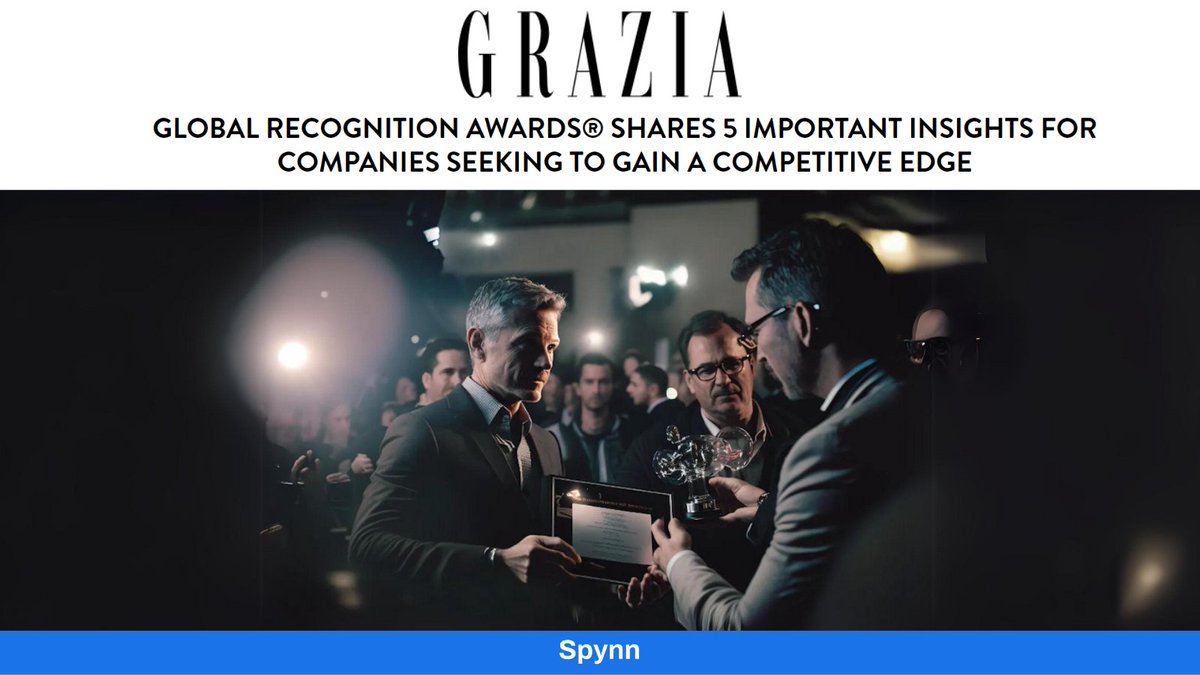 spynn_co's tweet image. 🌟#SpynnCo shined the spotlight on Global Recognition Awards, and the world noticed! 🌐 Ready for your brand to take the center stage? Discover our #GuaranteedPublicity services today. #GetOnForbes

hubs.li/Q027Nl-J0