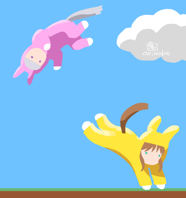 「#見た人も無言で青の何かを上げる」|鬼頭（おにこべ）りんのイラスト