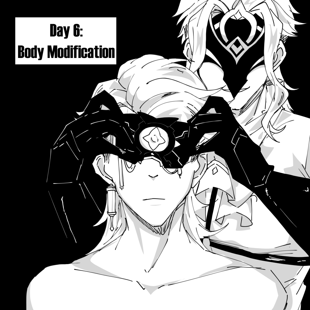 straw_bunbun's tweet photo. Day 6: Body Modification (CW: Leaks)

#Dottore #DottoDott #DottoDottWeek2023 https://t.co/6VVmmSSn8Y