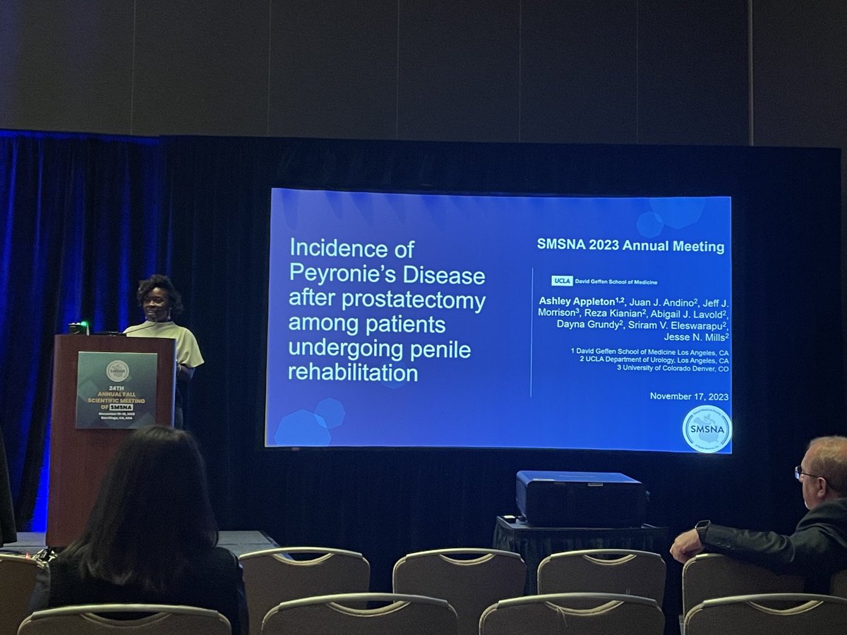 It was an honor presenting at the 24th Annual @SMSNA_ORG Meeting in San Diego. Thank you to my team and my mentors Dr. Mills, Dr. @eleswarapu, @JJAndinoMD for their unwavering support!