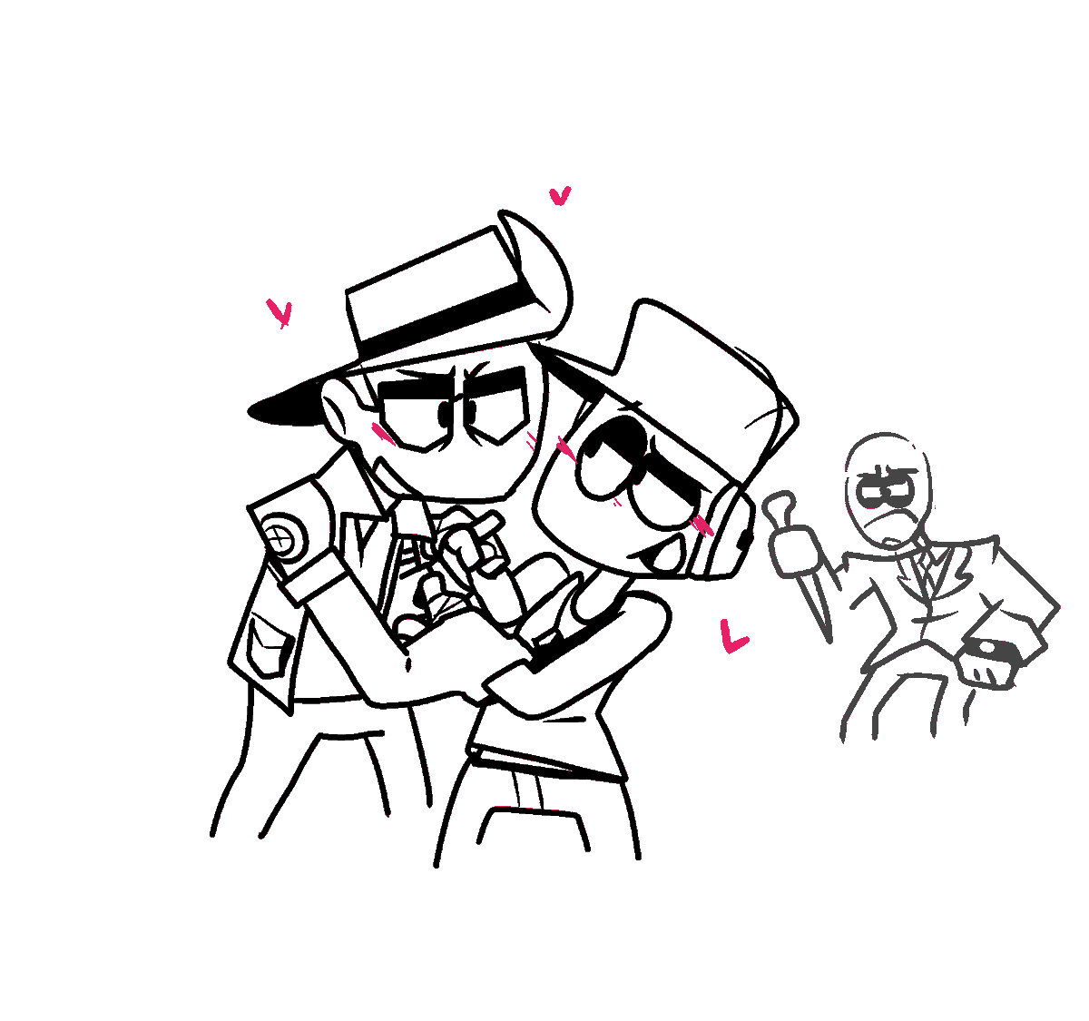 LimaLemonadee's tweet photo. im bored, give me ideas to draw pls, here is some sniperscout
#TF2 #TeamFortress2 #tf2scout #tf2sniper https://t.co/P8qhs8ZMyc
